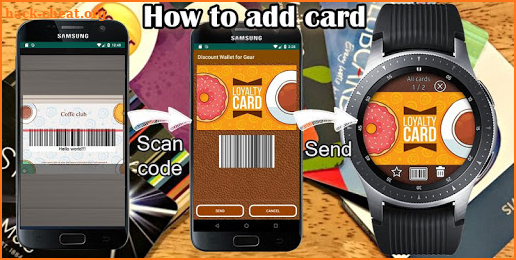 Discount cards wallet for Gear watch screenshot