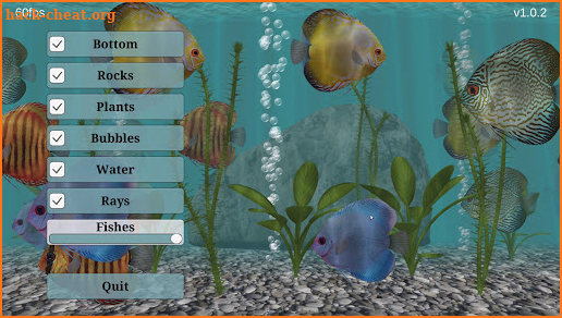 Discus Fish Aquarium TV - 3D Live App screenshot