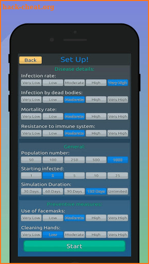 Disease Simulator - OutBreak screenshot