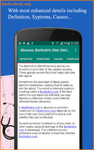 Disease Treatment Dictionary screenshot