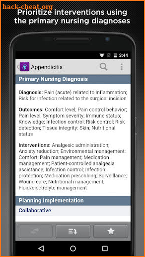 Diseases and Disorders screenshot