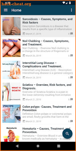 Diseases Treatment Dictionary screenshot