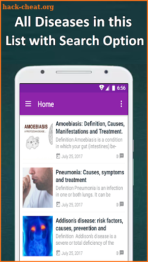 Diseases Treatments Dictionary screenshot
