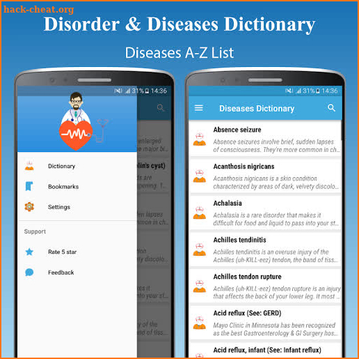 Diseases Treatments Dictionary (Offline) screenshot