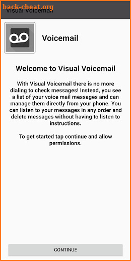 DISH Visual Voicemail screenshot