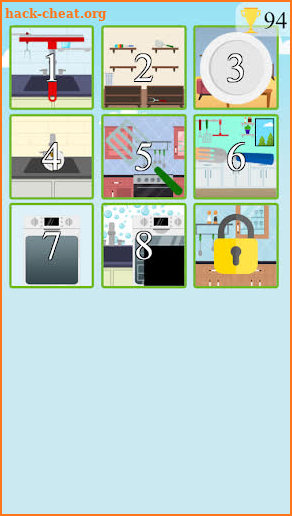 dish washing cleaning game screenshot