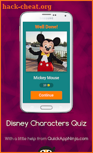 Disney Characters Quiz screenshot