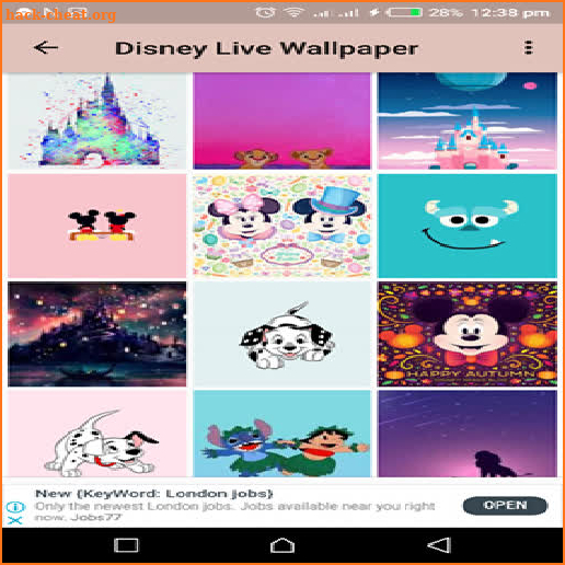 Disney Live Wallpaper screenshot