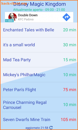 Disney Magic Kingdoms Live - Waiting times screenshot