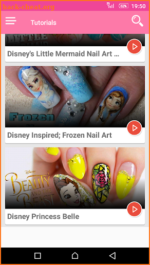 Disney Princess Nail Art screenshot