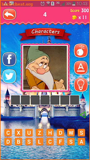 Disney Quiz screenshot
