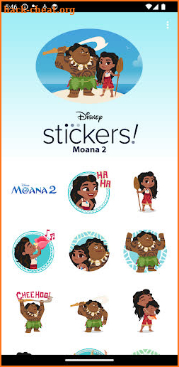 Disney Stickers: Moana 2 screenshot