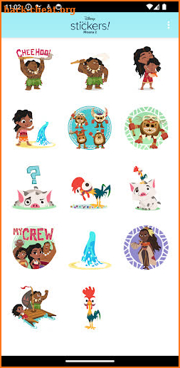 Disney Stickers: Moana 2 screenshot