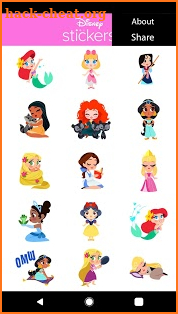 Disney Stickers: Princess screenshot