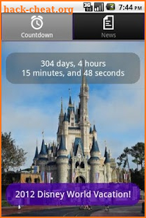 Disney World Countdown screenshot