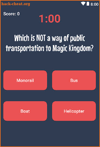 Disney World Trivia - Test your Disney knowledge screenshot