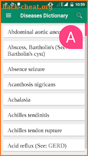 Disorder & Diseases Dictionary - Offline (Free) screenshot