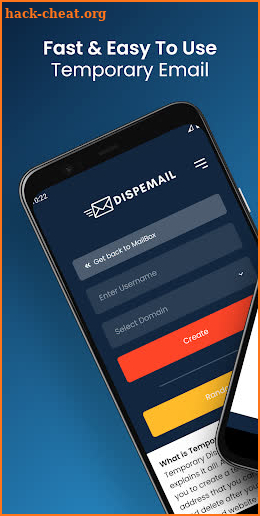 DispeMail - Temporary Disposable Email screenshot