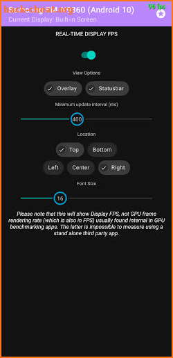 Display FPS - Real-time FPS Meter screenshot
