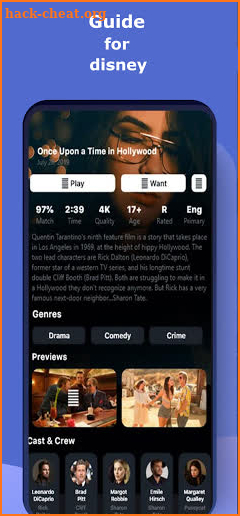 Display Plus Streaming Dinsay Guide Movie + TV screenshot