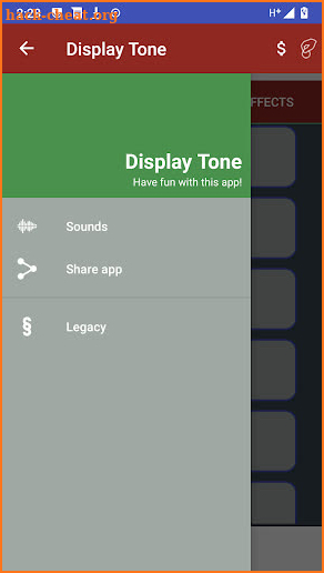 Display Tone screenshot