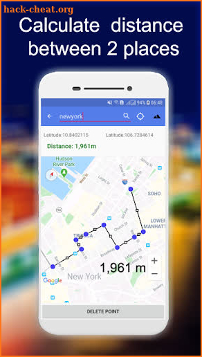 Distance And Area Measurement screenshot