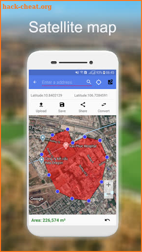 Distance And Area Measurement screenshot