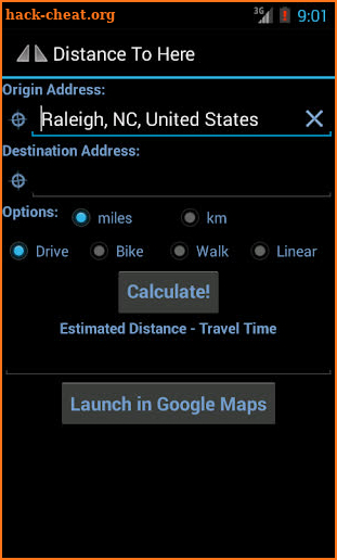 Distance to Here screenshot