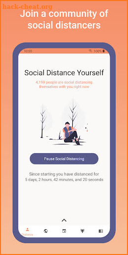 Distance Together - The Social Distancing Network screenshot
