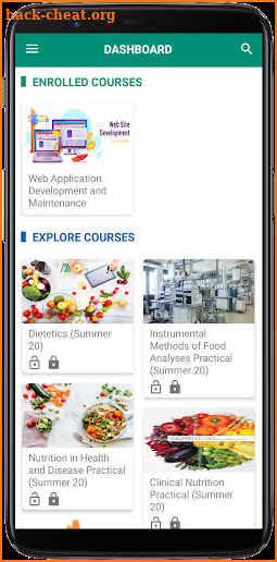 DIU Blended Learning Center screenshot