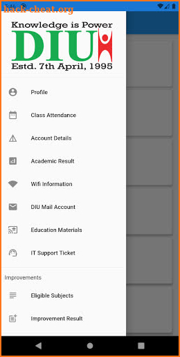 DIU - Students screenshot