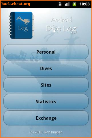Dive Log Key screenshot