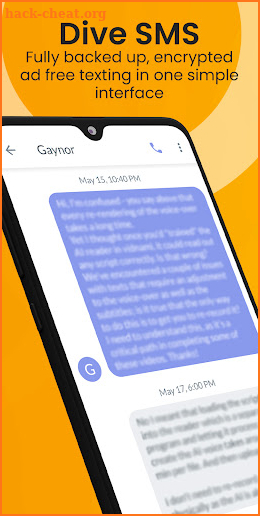 Dive SMS: Message & Messenger screenshot