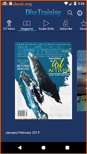 Dive Training Magazine screenshot