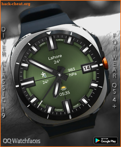 Diver Classic 19 Wear OS 4+ screenshot