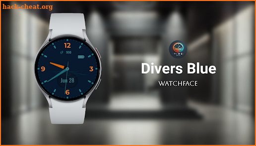 Divers Blue - watch face screenshot