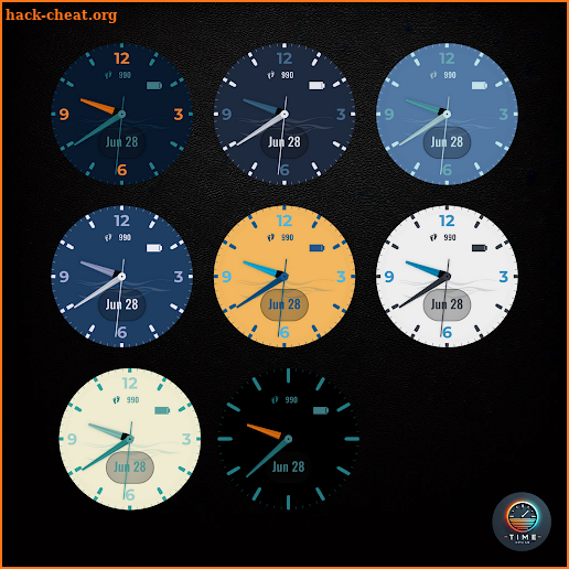 Divers Blue - watch face screenshot