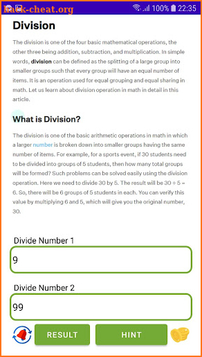 Divide Number screenshot