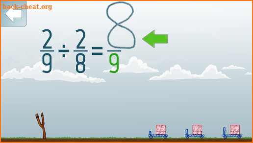 Dividing Fractions Math Game screenshot