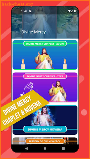 Divine Mercy Chaplet & Novena screenshot