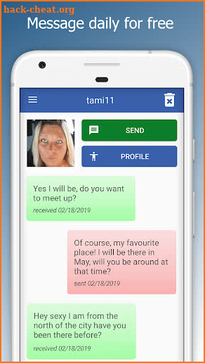 Divorced Singles Dating - Chat screenshot