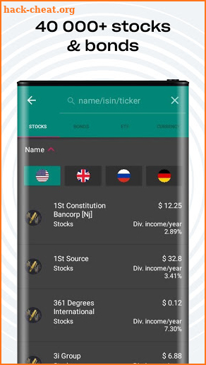 Divplan: Dividend Tracker and Calendar screenshot