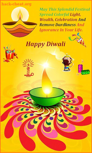 Diwali Greeting Cards Maker screenshot
