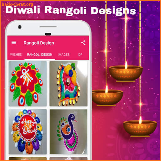 Diwali Images, Wishes, Rangoli screenshot