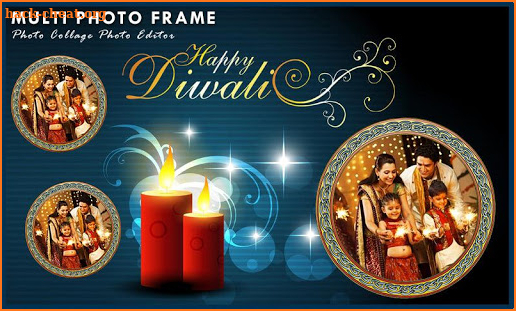 Diwali Multi Photo Frames screenshot