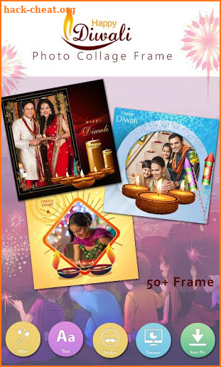 Diwali Photo Collage Frame screenshot