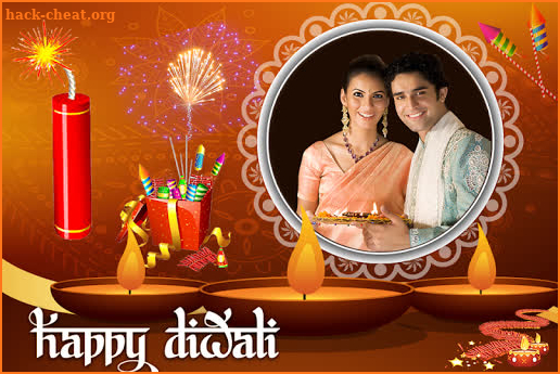 Diwali Photo Frame Editor screenshot