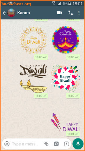 Diwali Sticker - Diwali WAStickerApps screenshot