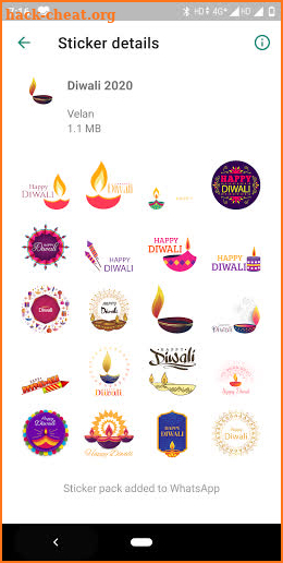 Diwali Stickers 2020 WAStickerApps screenshot