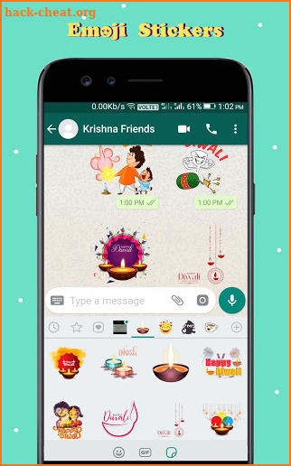 Diwali Stickers (WAStickerApps)  For Whatsapp screenshot